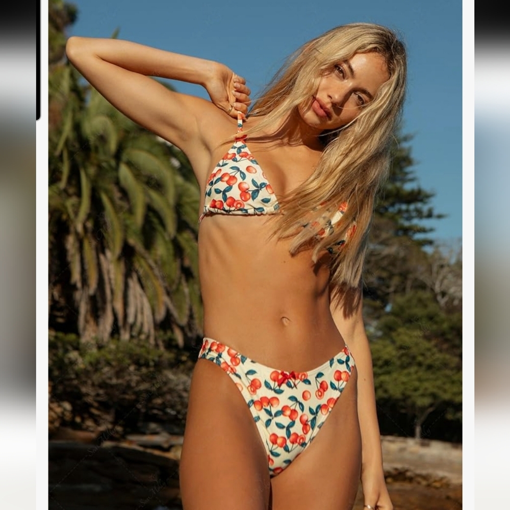 NWT Zaful Cherry Bikini